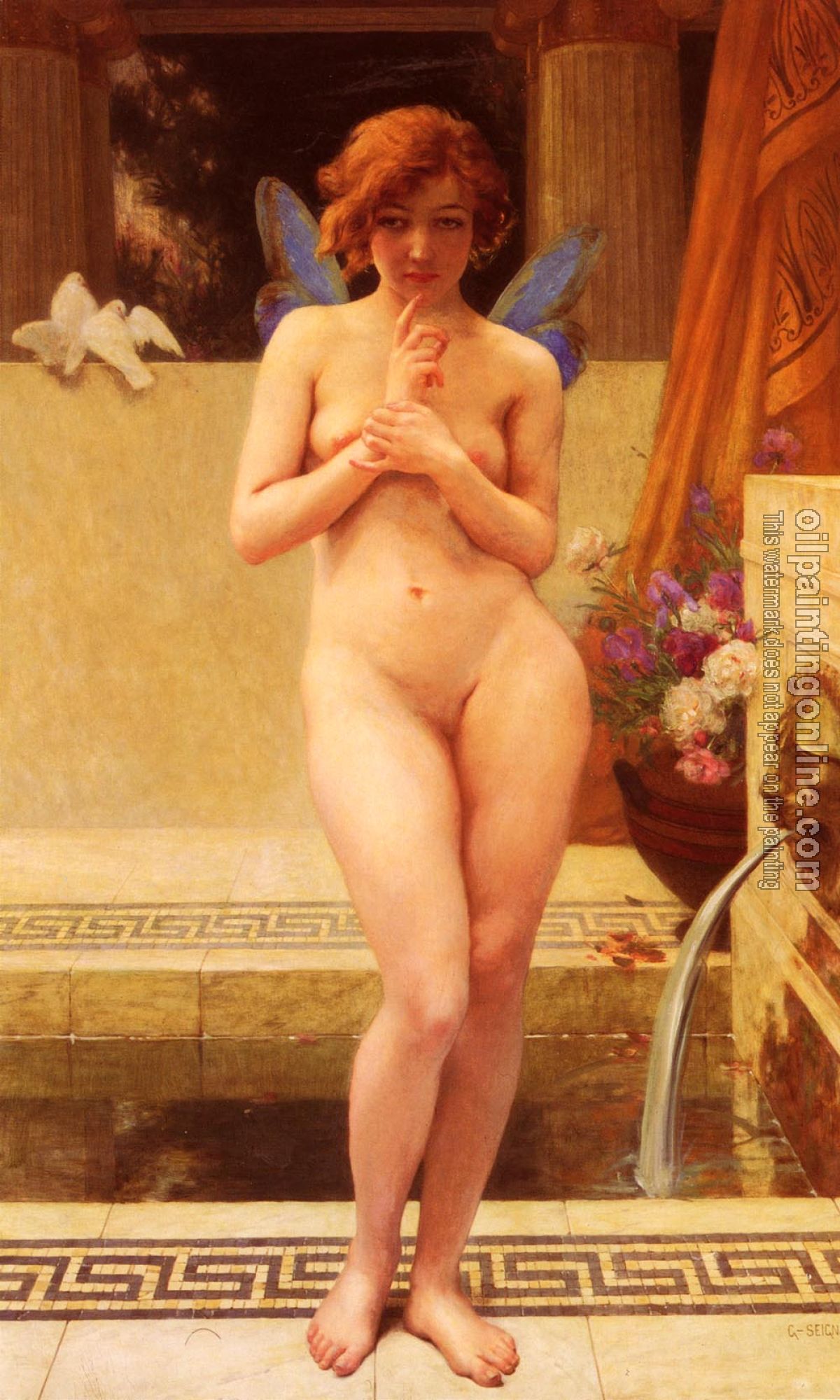 Guillaume Seignac - Nymphe A La Piece D-Eau